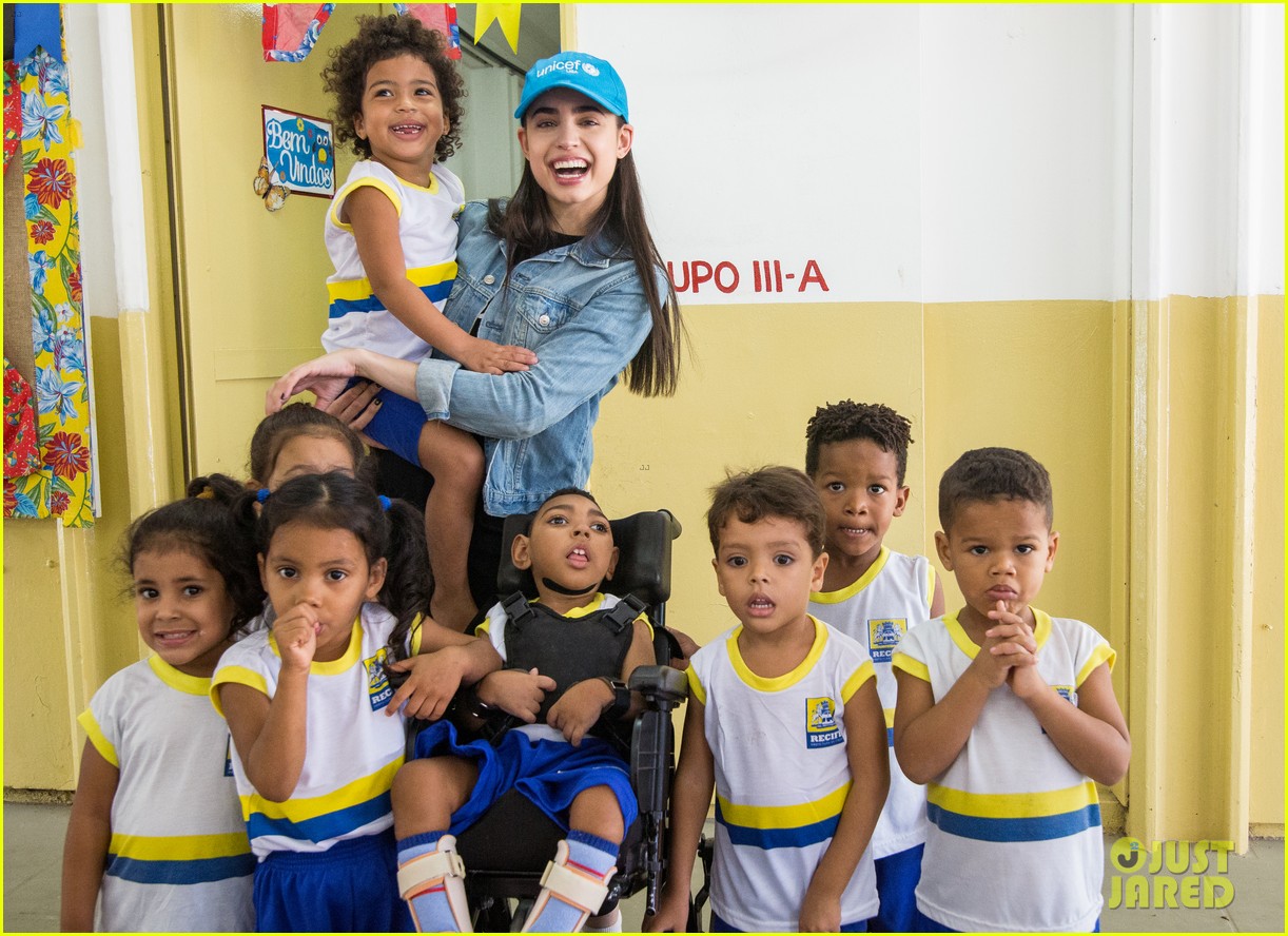 Sofia Carson Visits UNICEF Programming in Brazil with UNICEF USA 9